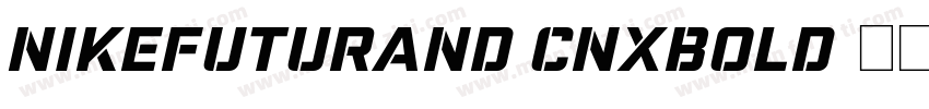 NikeFuturaND CnXBold字体转换